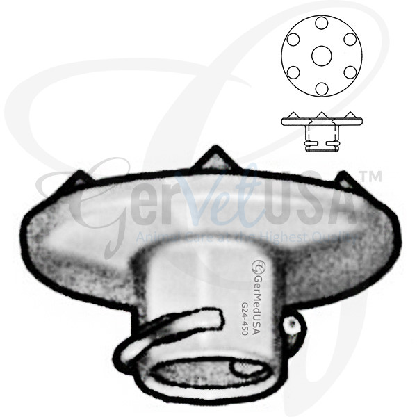 Spiked Disc 25mm Diameter Veterinary GerVetUSA Inc