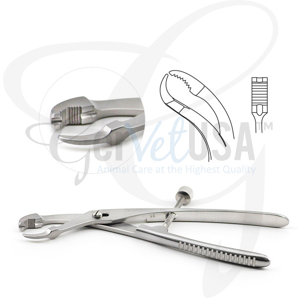 Verbrugge Bone Holding Forceps Self Centering Gervetusa Inc