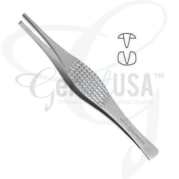 Ferris Smith Tissue Forceps 6 34 2x3 Teeth Gervetusa Inc 