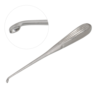 Brun Curette 8" Angled