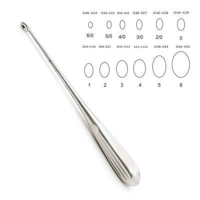 Brun Curette 9" Straight