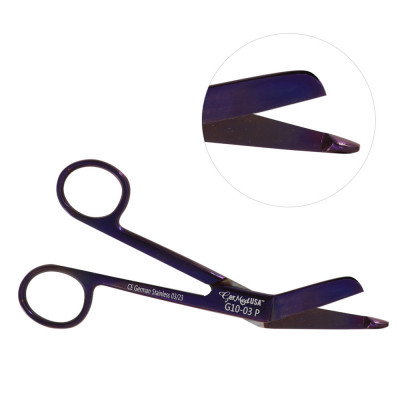 Lister Bandage Scissors 5 1/2 inch Purple Coated