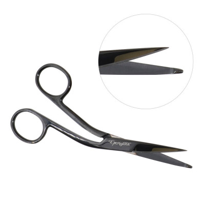 Hi Level Bandage Scissors 5 1/2 inch Left Hand Gun Metal Coating (Knowles)