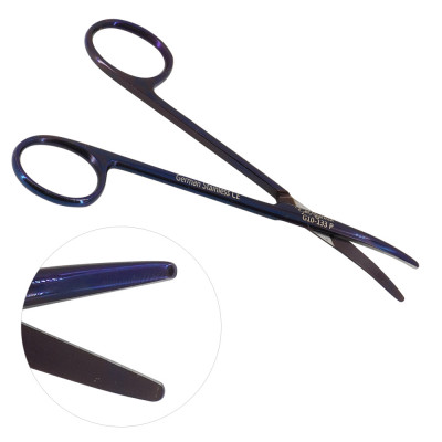 Metzenbaum Dissecting Scissors 5 inch Purple Coated Straight