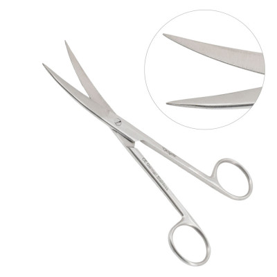 Operating Scissors Curved 5 1/2 inch - Sharp/Sharp