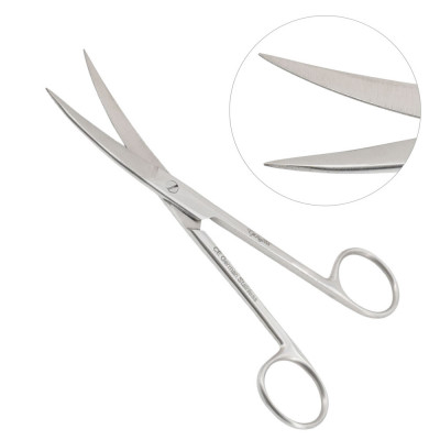 Operating Scissors Curved 6 inch - Sharp/Sharp