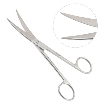 Operating Scissors Curved 6 1/2 inch - Sharp/Sharp