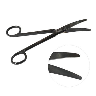 Mayo Dissecting Scissors Curved 6 3/4 inch Gun Metal