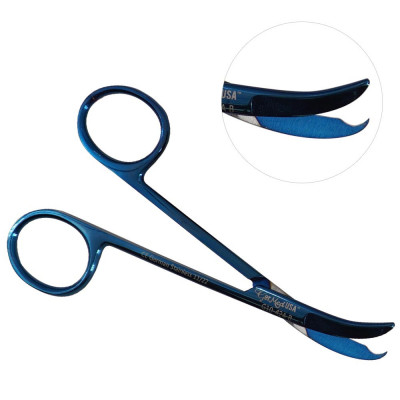 Northbent/Shortbent Stitch Scissors 4 1/2 inch Blue Coating