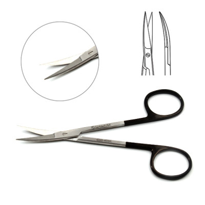 Iris Scissors 4 1/2``  Curved  SuperCut