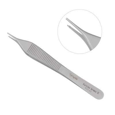 Adson Tissue Forceps 1x2 Teeth 4 3/4 inch