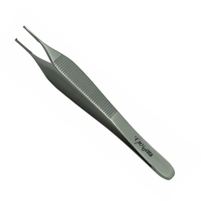 Adson Tissue Forceps 4 3/4", 1x2 Teeth With Tying Platform