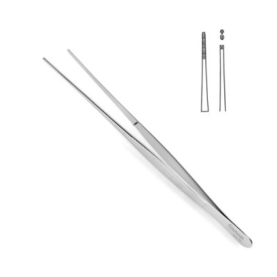 Semken Tissue Forceps 5`` 1x2 Teeth Delicate