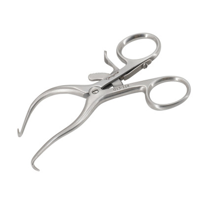 Gelpi Crossover Retractor (Neroma) Drop Angle 4 1/2 inch 11.5cm Blunt Tips