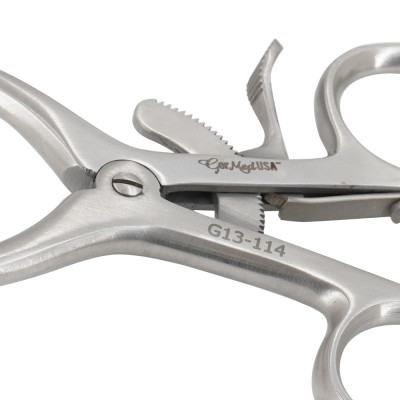 Gelpi Crossover Retractor (Neroma) Drop Angle 4 1/2" 11.5cm Blunt Tips