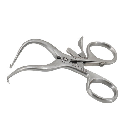 Gelpi Retractor 3 1/2 inch Crossover 90 Degree Angle Blunt Tips