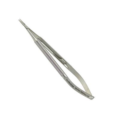 MicroSurgical Needle Holder 7 1/8 inch Straight Jaws With Lock
