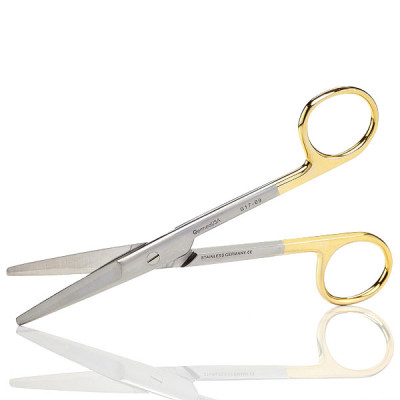 Mayo Scissors Straight 5 1/2`` Tungsten Carbide
