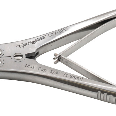 Wire Cutter Double Action 7" Angled TC max .062" (1.6mm)