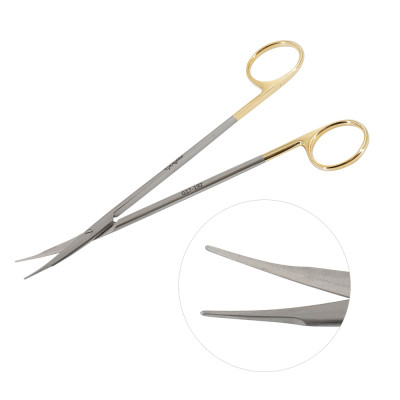 Stevens Tenotomy Scissors Curved with Blunt Tips 5 1/2 inch, Tungsten Carbide