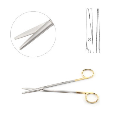 Metzenbaum Scissors Straight 5 inch Delicate - Tungsten Carbide