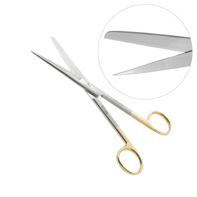 Operating Scissors Sharp Blunt Straight 5 inch - Tungsten Carbide