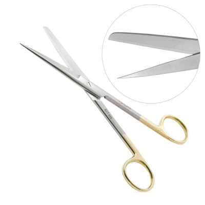 Operating Scissors Sharp Blunt Straight 6 1/2 inch - Tungsten Carbide