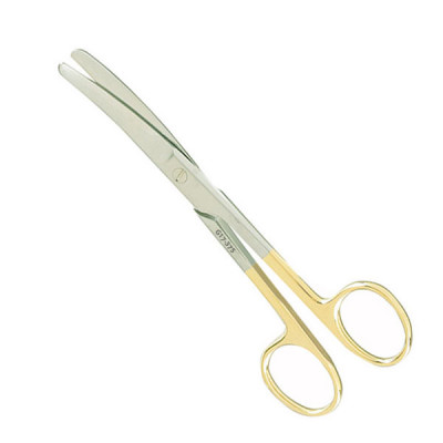 Operating Scissors Blunt Blunt Curved 6 inch - Tungsten Carbide