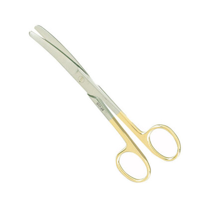 Operating Scissors Blunt Blunt Curved 5 1/2 inch - Tungsten Carbide