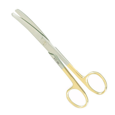 Operating Scissors Blunt Blunt Curved 6 1/2 inch - Tungsten Carbide