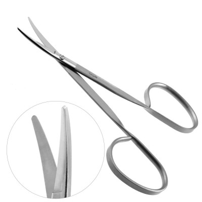 Utility Scissors 4 inch Curved - 15mm Blunt Tips