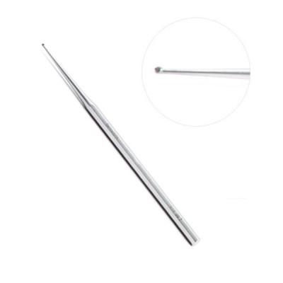 Curette Without Hole 5 1/2 inch Extra Small 1mm Diameter