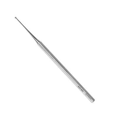 Curette With Hole 5 1/2 inch Large 2.5mm Diameter