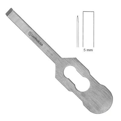 Interchangeable Osteotome Blade 1/5 inch (5mm) Straight