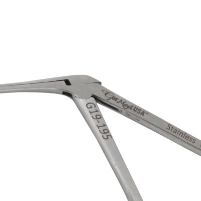 Bellucci Micro Ear Scissors 3 1/4" Shaft 3mm Blades - Curved Up