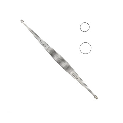 Martini Bone Curette Double Ended 4mm and 5mm Round Cups 5 1/2"