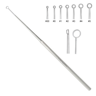Buck Ear Curette 5 1/2" Straight Sharp Size 4