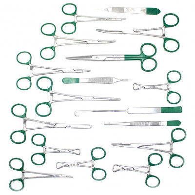 Canine and Feline Spay Pack, Green Ring Coated