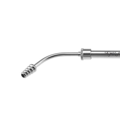 Poole Suction Tube Curved 9" With Removable Outer Tube 23 FR