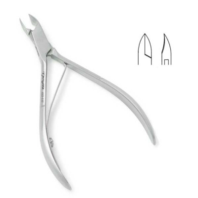 Nail Nipper 5 inch Straight Jaws Single Spring Chrome