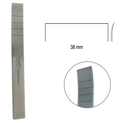 Lambotte Osteotomes 9 inch Curved 1 1/2 inch (38mm)