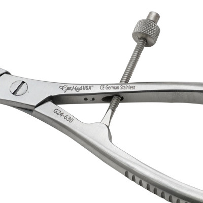 Patella Forceps 7" 2x2 Sharp Teeth with Speedlock