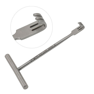 Senn T-Handle Retractors 4.5 inch Blunt