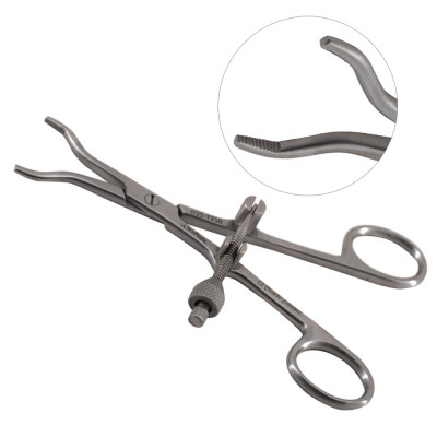 Pointed Fracture Reduction Clamp 5 1/2 inch Straight Left & Right with Speed Lock