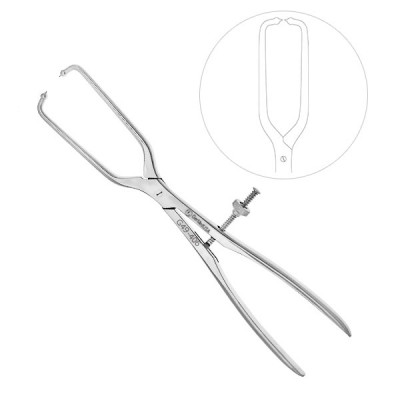 Pelvic Reduction Forceps 16 inch Straight Long Ball Tips