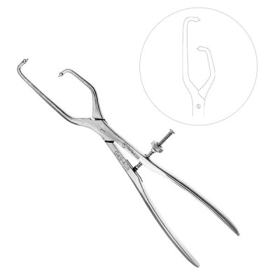 Pelvic Reduction Forceps 16 inch Asymetric Ball Tips