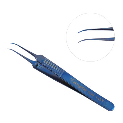 Micro Jewlet Tying Forceps Flat Handle 13cm Titanium