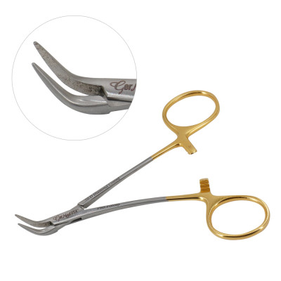 Peet Forceps 4 3/4 inch 70 Degree Diamond Coated