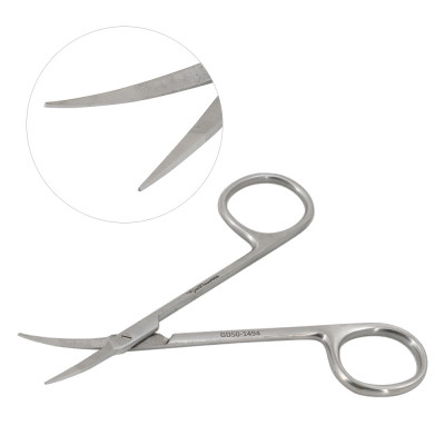 Precision Scissor 4 1/2 inch Slightly Curved