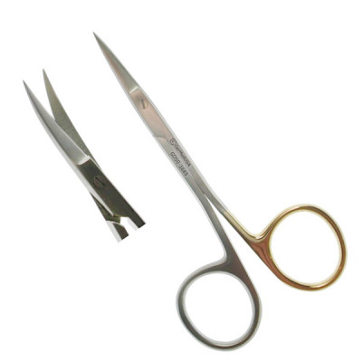 Super Cut Iris Scissors Curved Sharp/Sharp, Surgical